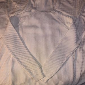 Zara White Texturized Sweater